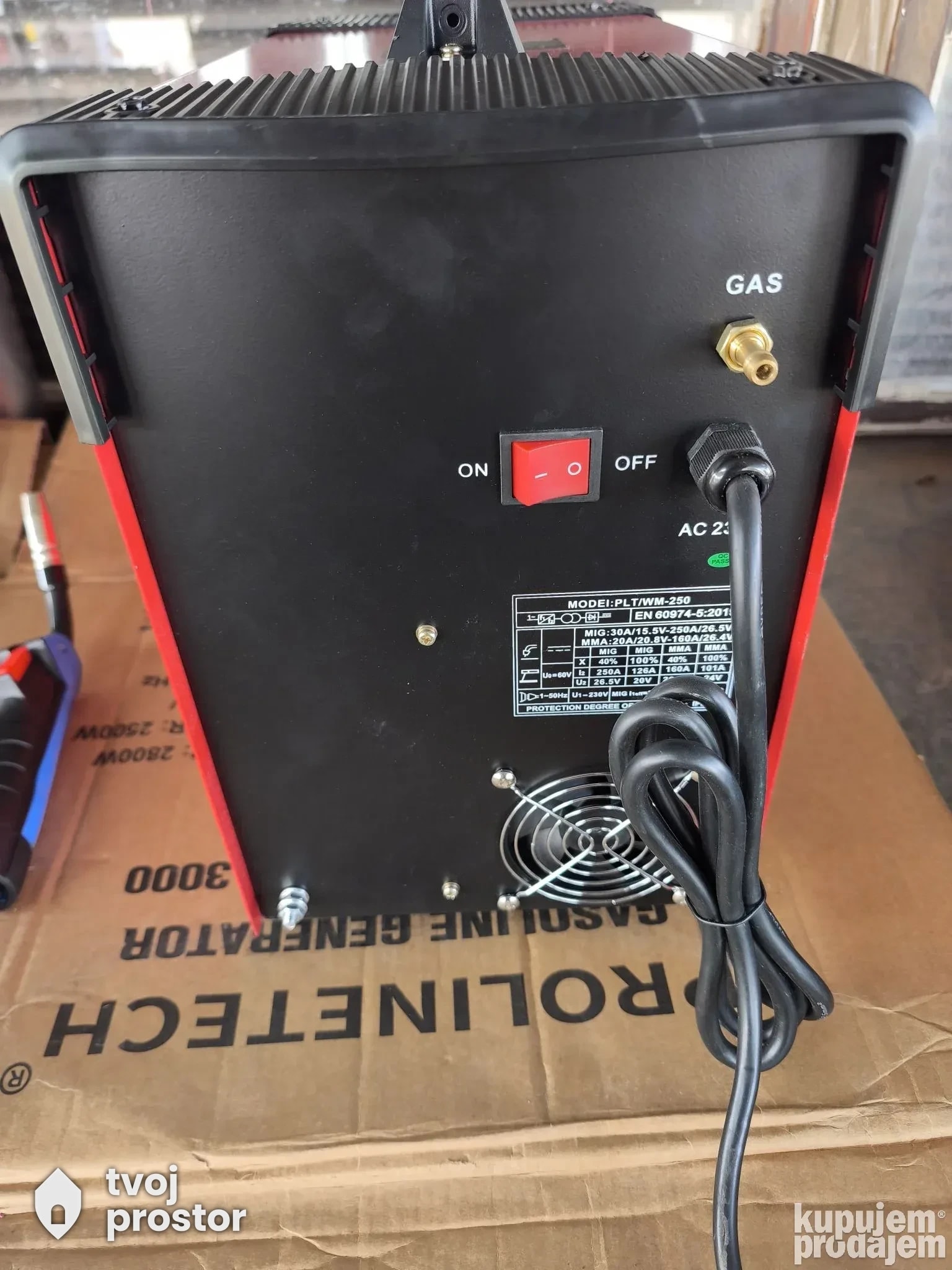 PROLINETECH CO2 i elektro aparat 250A Germany Style — fotografija 4 od 5