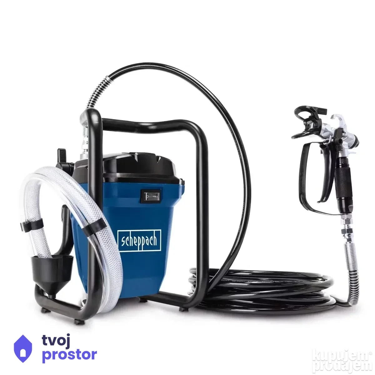Airless sistem za farbanje PTSA350 750 W Scheppach — alat za keramiku i završne radove, Alati Nidža, Negotin
