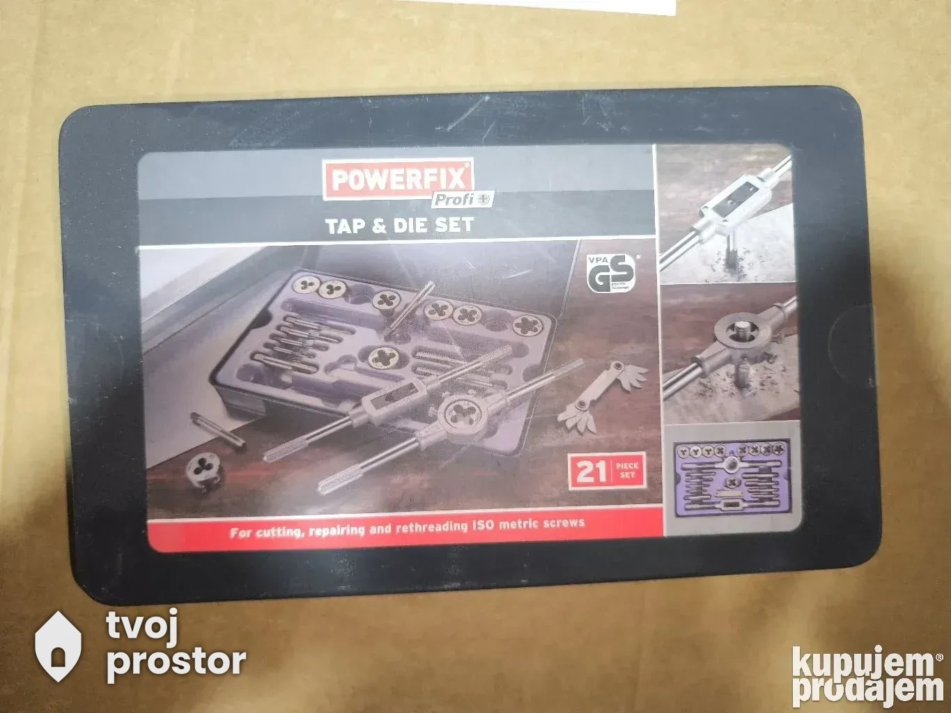 Set ureznica i nareznica PowerFix 21 deo — ručni alat, Alati Nidža, Negotin