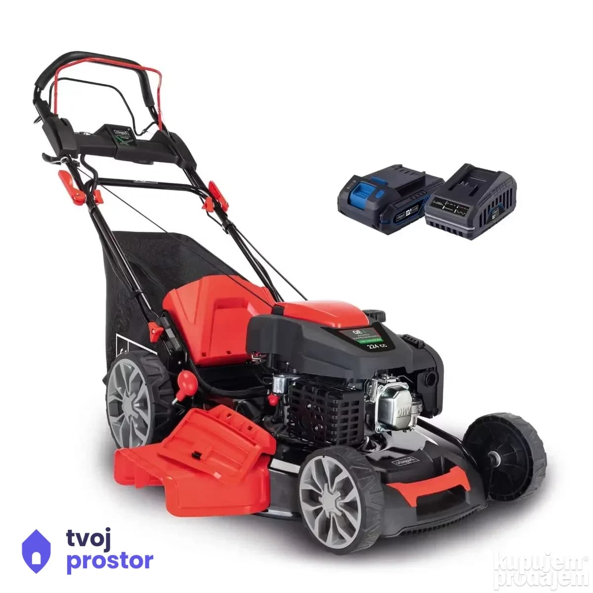 Motorna kosilica MS225-56E 6 KS Scheppach — Alati Nidža, Negotin