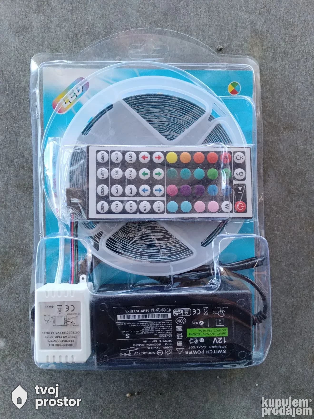 RGB Led traka 5m — unutrašnja rasveta, Alati Nidža, Negotin