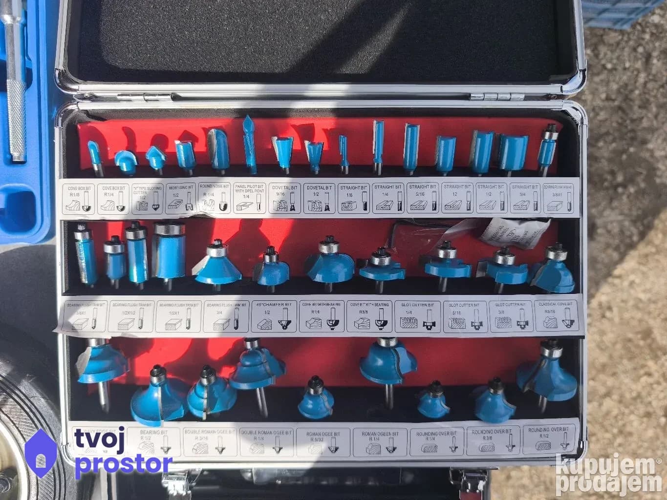Set glodalica 35 kom — električni i aku alati, Alati Nidža, Negotin