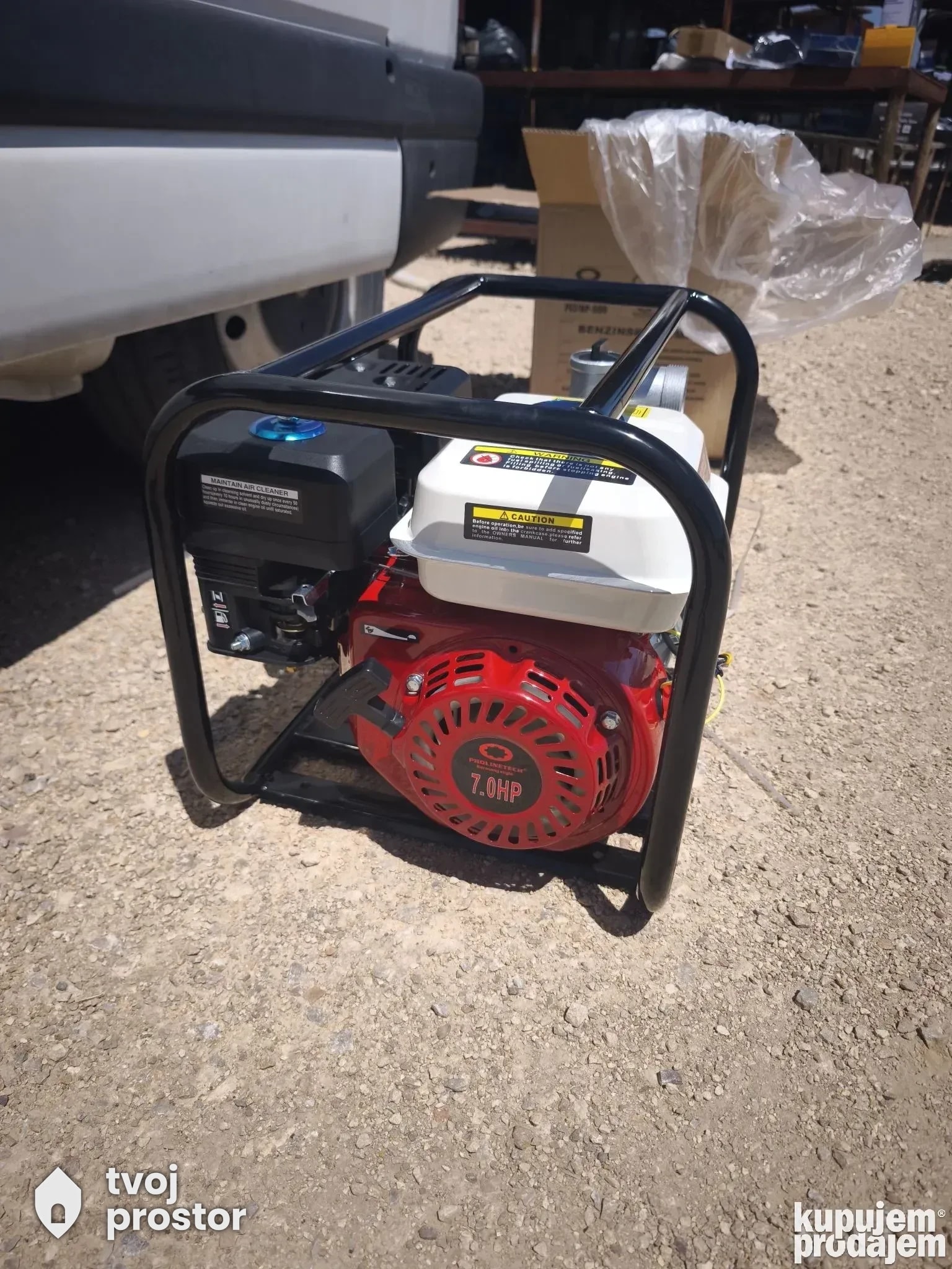 PROLINETECH Motorna pumpa za vodu 2 Cola — fotografija 3 od 7