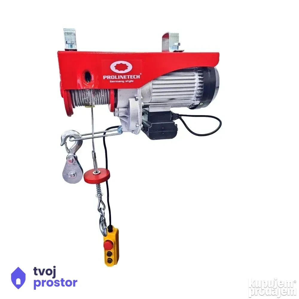 PROLINETECH Dizalica sa sajlom – Vrabac 500/1000kg — fotografija 2 od 3
