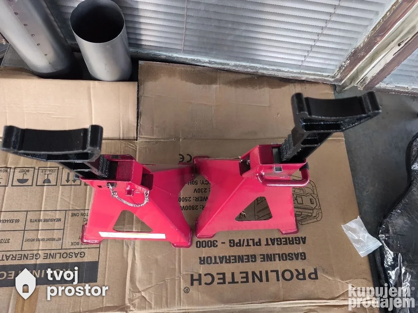 PROLINETECH Klocne 6T (PAR) podmetači za auto PLT/KL-6T — fotografija 2 od 4
