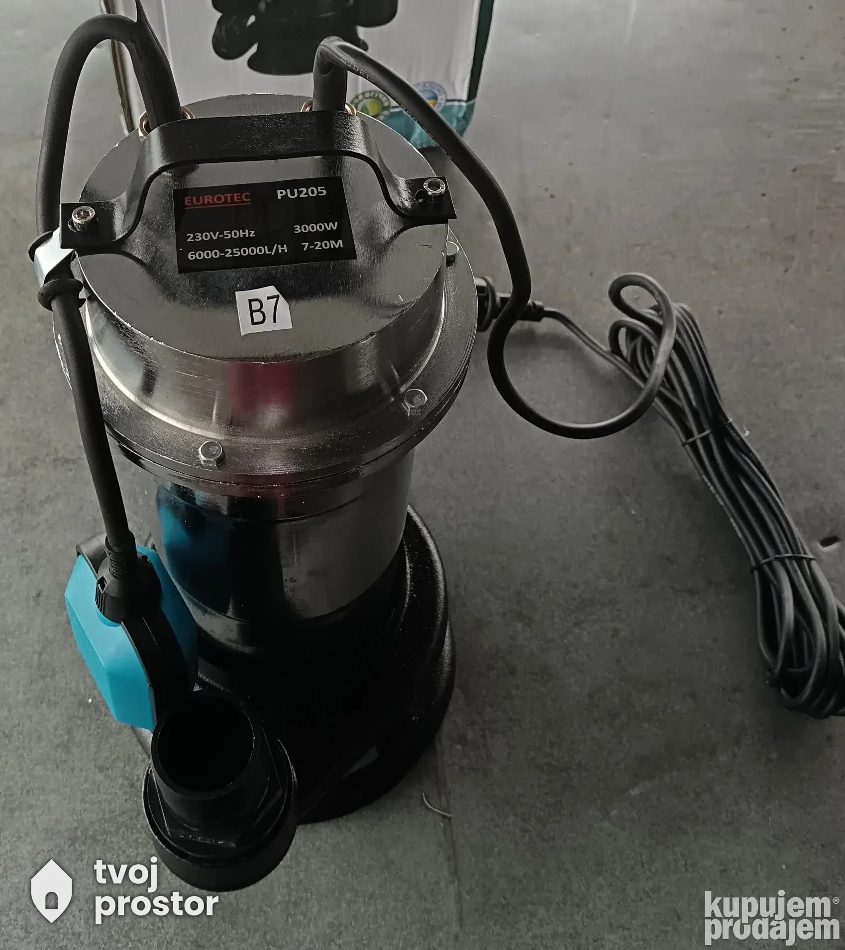 Muljna pumpa za vodu Dnipro 2750w — navodnjavanje i zalivanje, Alati Nidža, Negotin