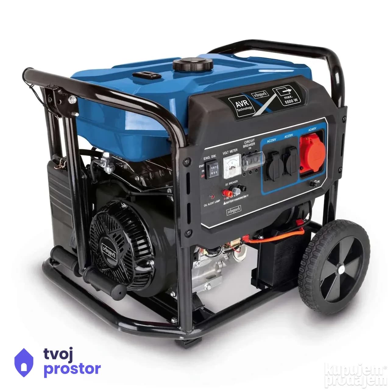 Trofazni agregat SG7100X 5,4 kW Scheppach — Alati Nidža, Negotin