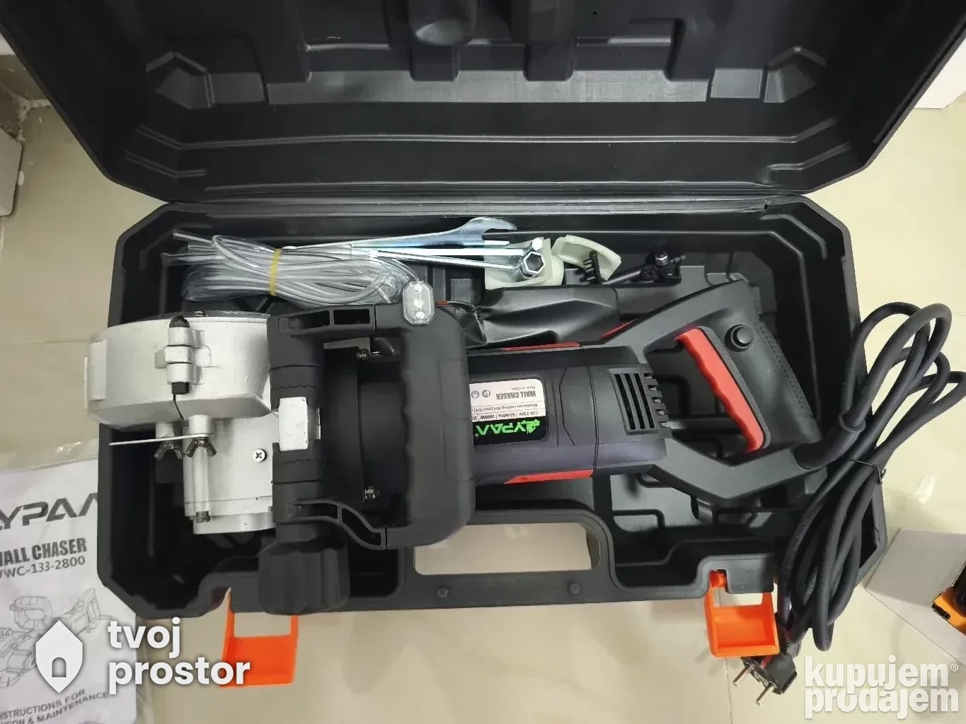 URAL Profesionalna Šlicerica za Zidove 2800W (YWC-133-2800) — fotografija 6 od 7
