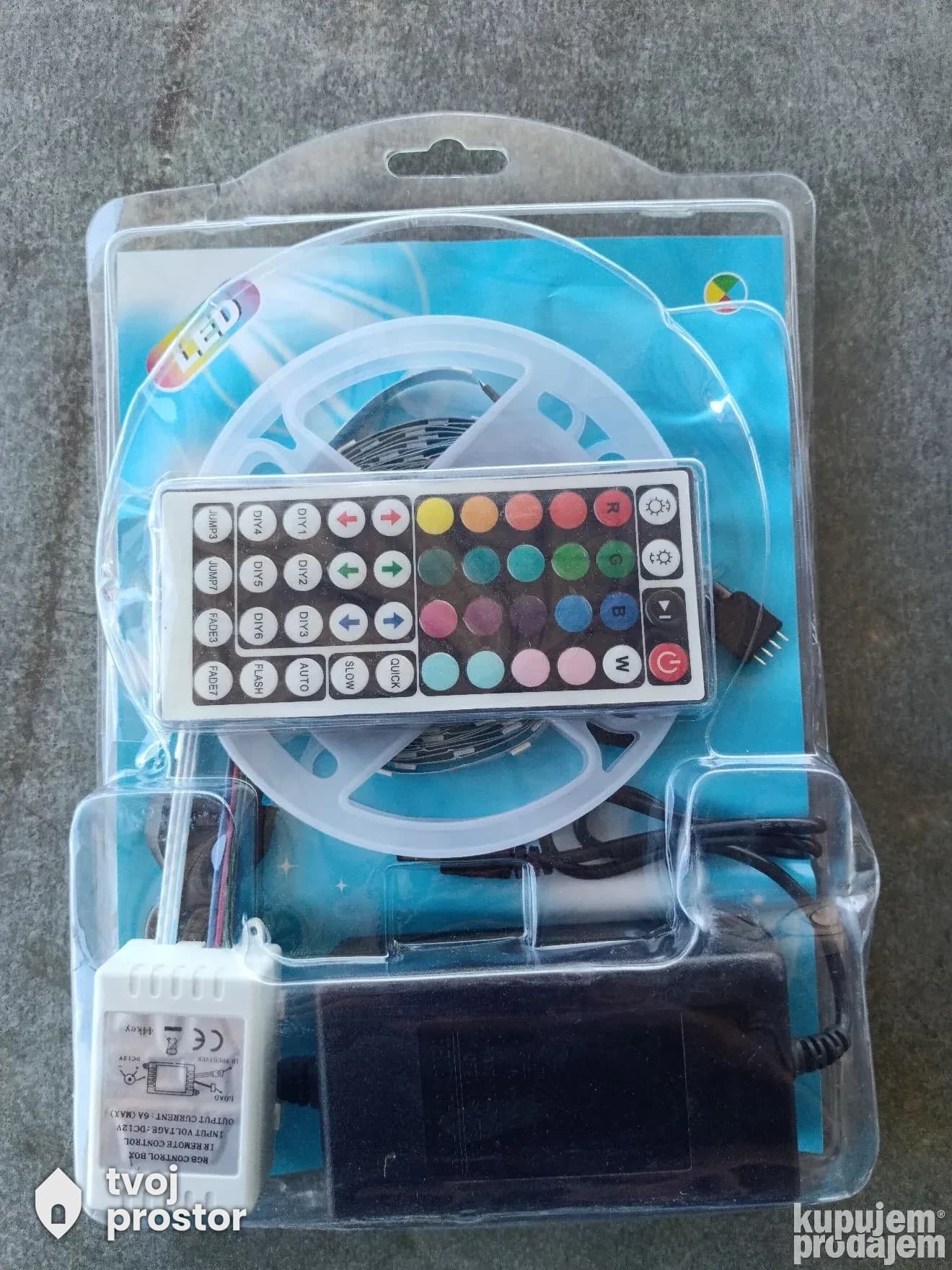 RGB Led traka 5m — unutrašnja rasveta, Alati Nidža, Negotin