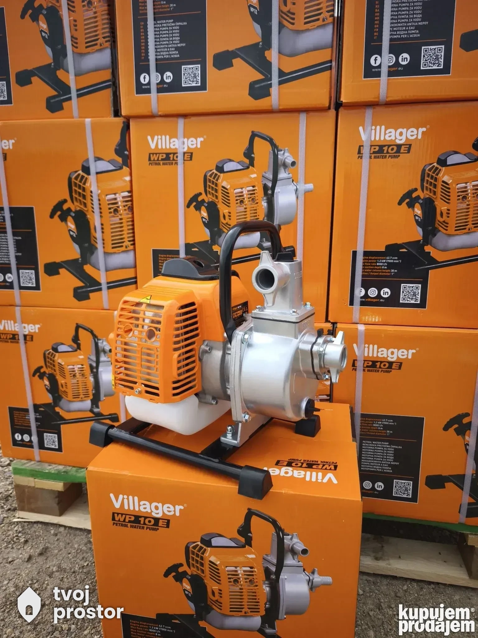 Motorna pumpa villager 1 col wp 10 e — fotografija 3 od 4