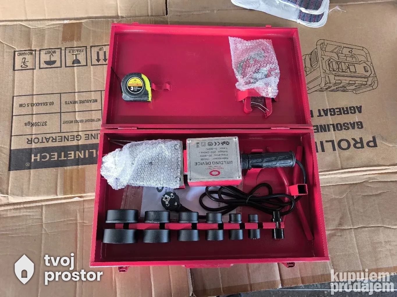 PROLINETECH Pegla za zavarivanje PVC cevi PLT/PVC-007 — fotografija 2 od 3