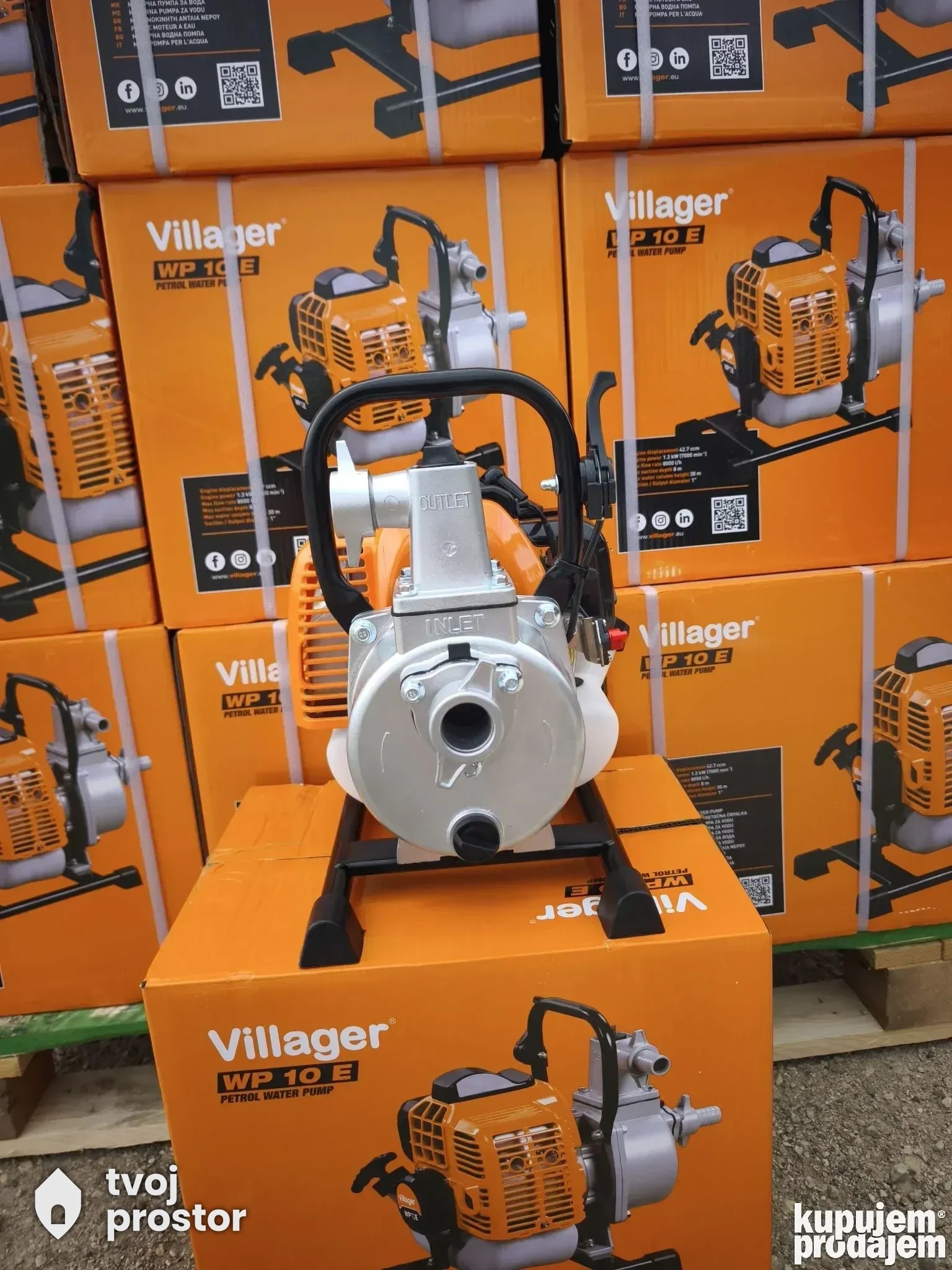 Motorna pumpa villager 1 col wp 10 e — fotografija 2 od 4