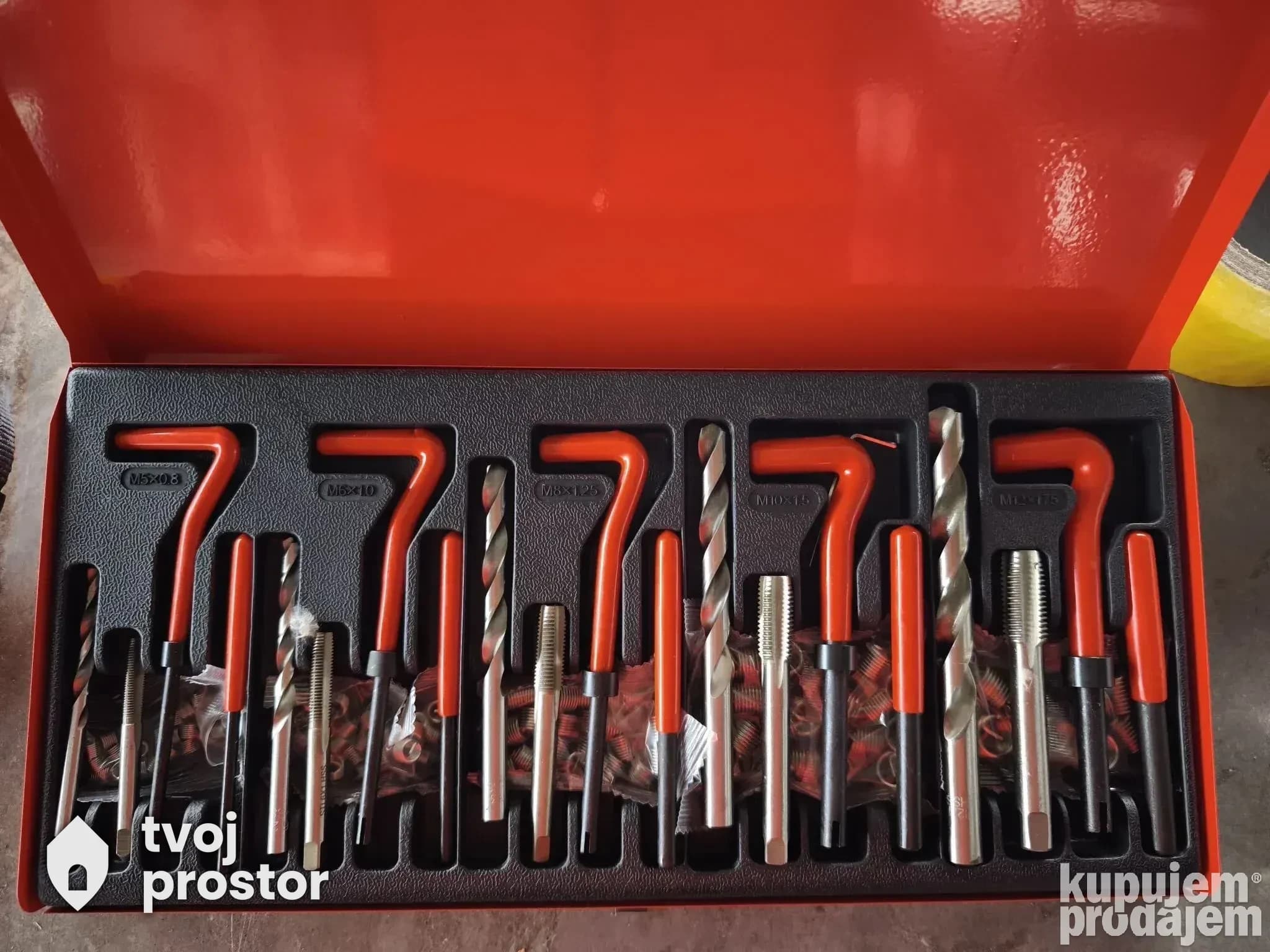 Set za reparaciju navoja korak 1.25 — auto alat i garažna oprema, Alati Nidža, Negotin