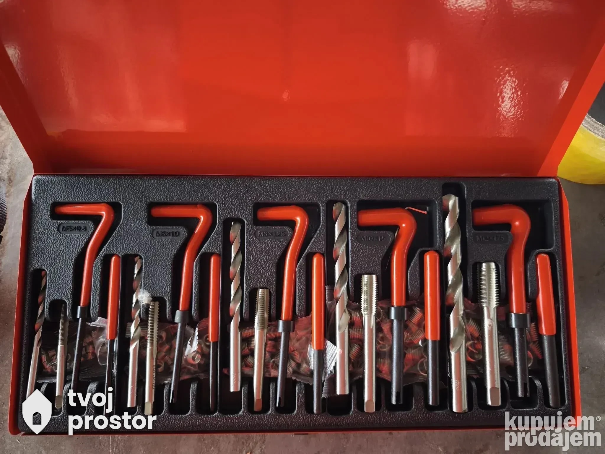 Set za reparaciju navoja korak 1.25 — auto alat i garažna oprema, Alati Nidža, Negotin