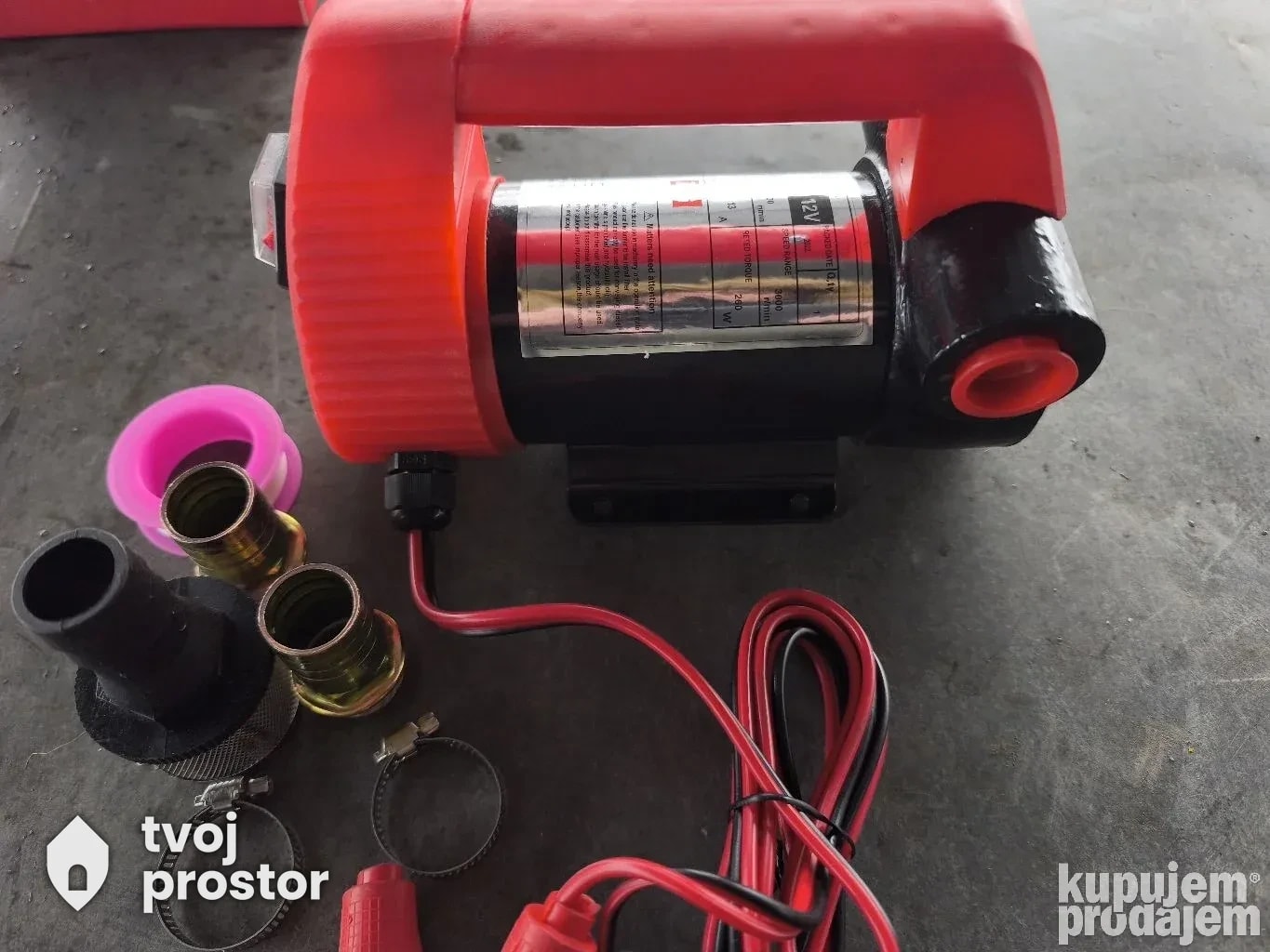 Pumpa za pretakanje 12v — auto alat i garažna oprema, Alati Nidža, Negotin