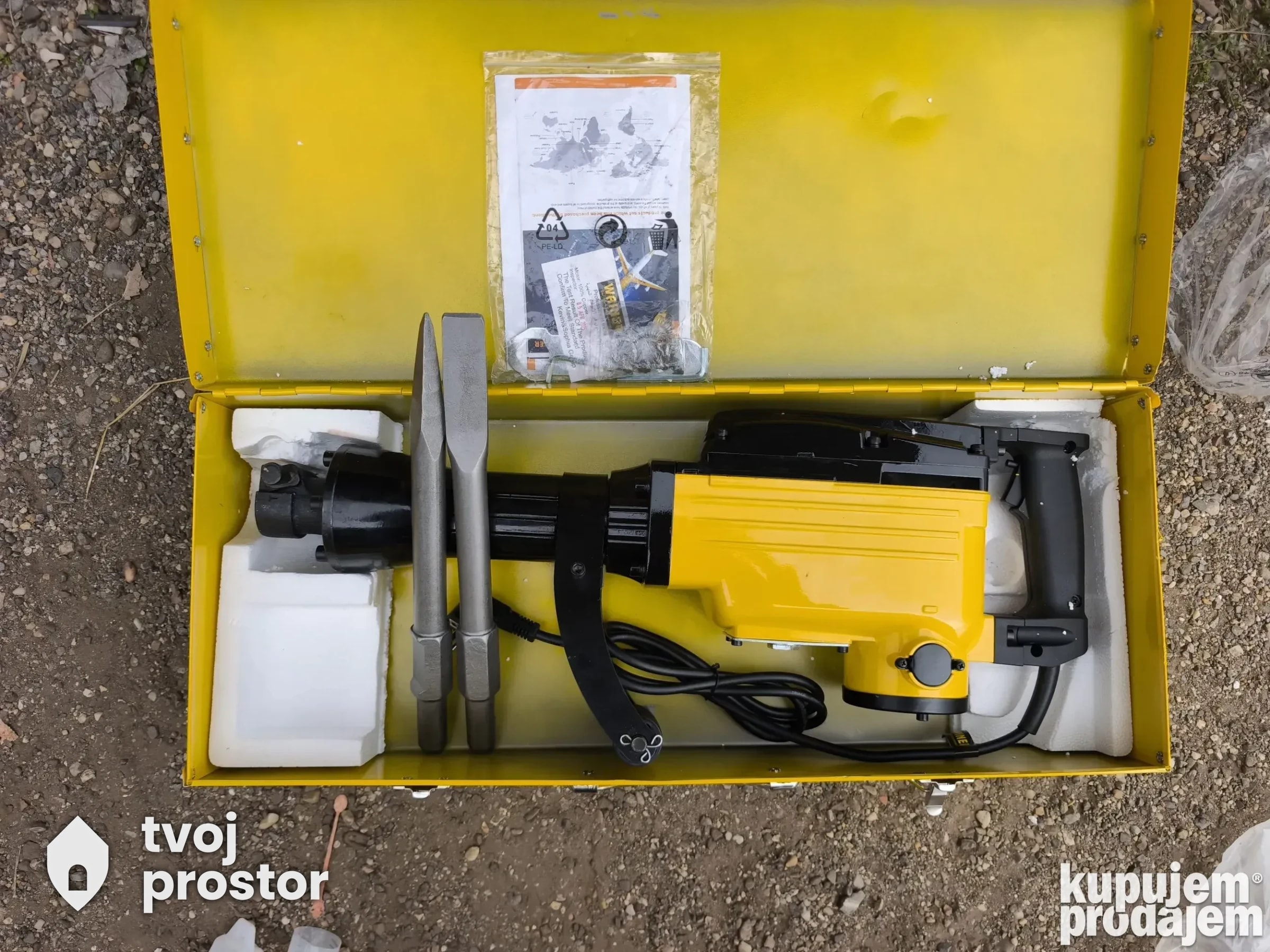 WAINER pikamer 3000w / hilti / štemarica / razbijač — fotografija 3 od 4