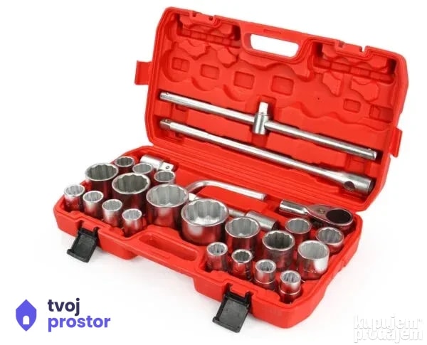 MAR-POL Set gedora 3/4 21 65mm 6ugaone — ručni alat, Alati Nidža, Negotin