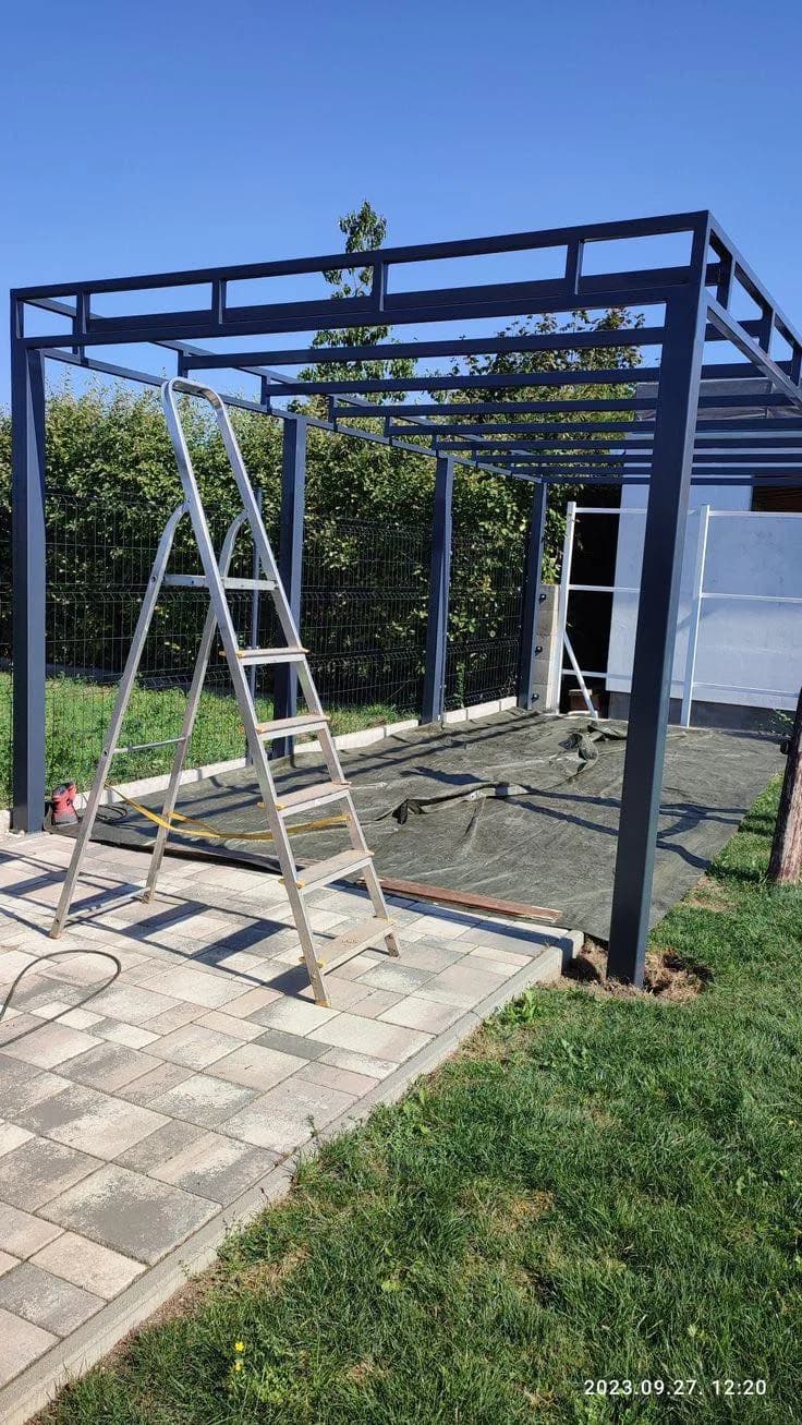 Dvostruka parking nadstrešnica — MilimetarLINE, Niš