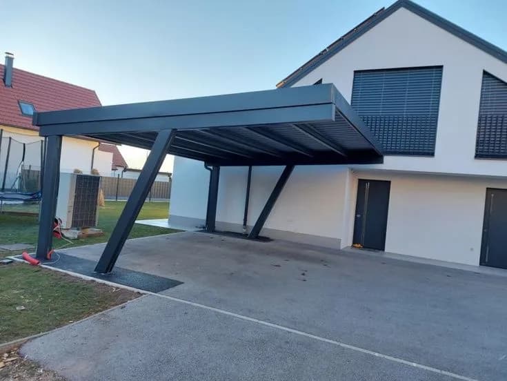Čelična konstrukcija nadstrešnice — MilimetarLINE, Niš