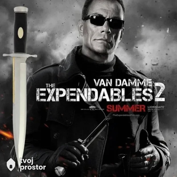 Nož, Kultni taktički nož - iz filma expendables 2 toothpick — noževi i oštrice, Ostrica Tradicije, Dimitrovgrad