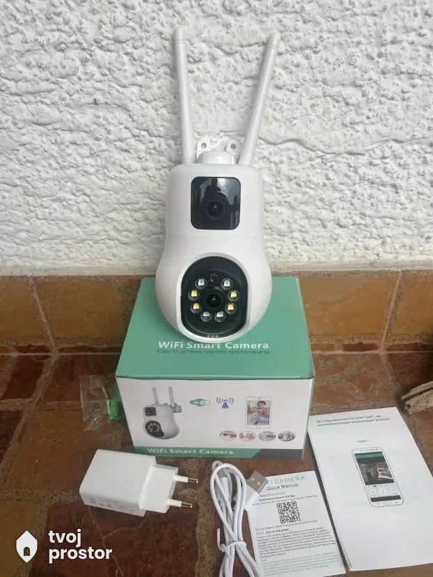 Kamera ip Kamera iCsee R3 kamera sa dva sociva — video nadzor i alarmi, Ostrica Tradicije, Dimitrovgrad