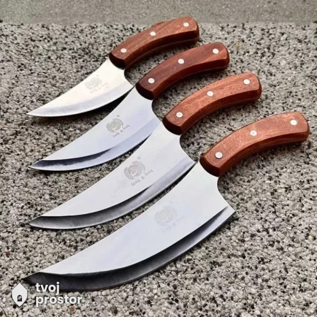 Nož-TOP Komplet 4 kuhinjska noža F&F M5245 fultang — noževi i oštrice, Ostrica Tradicije, Dimitrovgrad