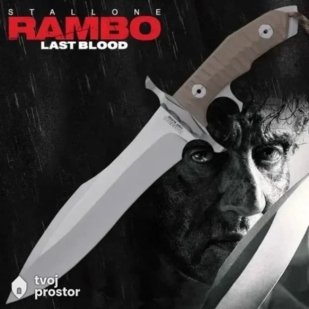 Last Blood Heartstopper -Nož iz filma do zadnje kapi krvi — noževi i oštrice, Ostrica Tradicije, Dimitrovgrad