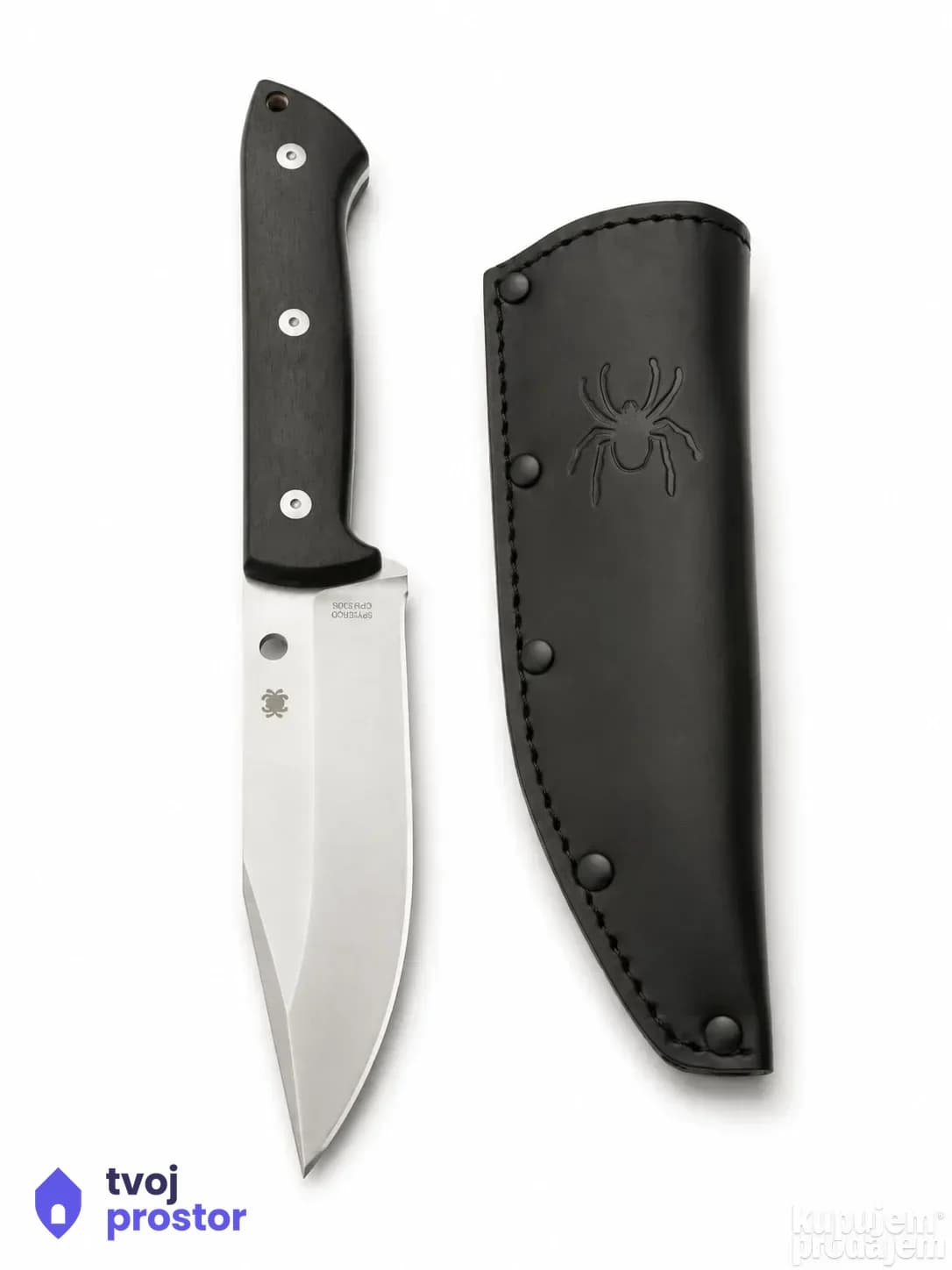 Lovački nož VipEver Black Predator - CTS BD1N — noževi i oštrice, Ostrica Tradicije, Dimitrovgrad