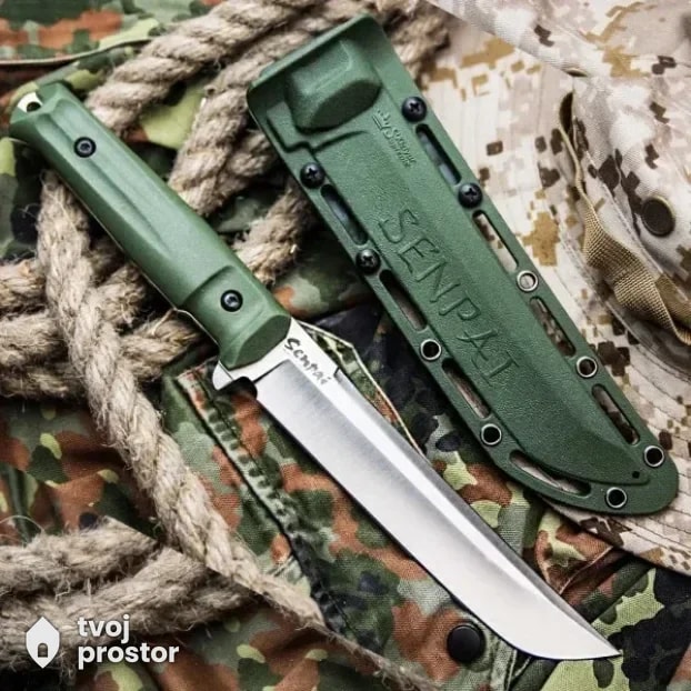 Nož, noz - Kizlyar Supreme SENPAI Green — noževi i oštrice, Ostrica Tradicije, Dimitrovgrad