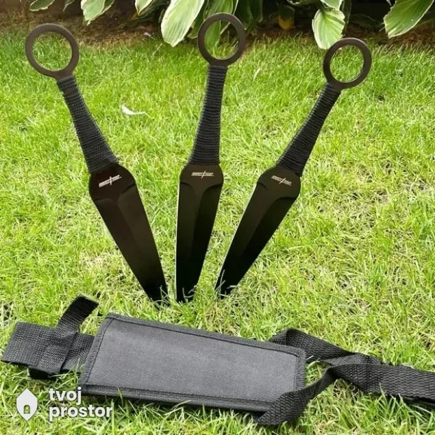 Veliki noževi za bacanje - PERFECT point black set 3 kom — Ostrica Tradicije, Dimitrovgrad