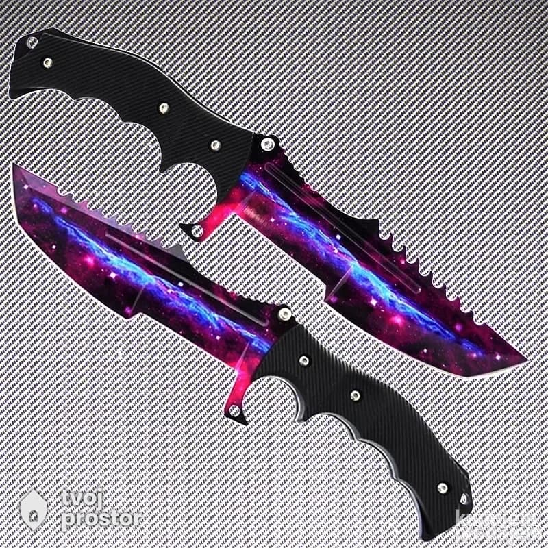 Gejmerski nož CS HUNTSMAN elite CHROMA DOPPLER PHASE 2 HM12 — noževi i oštrice, Ostrica Tradicije, Dimitrovgrad