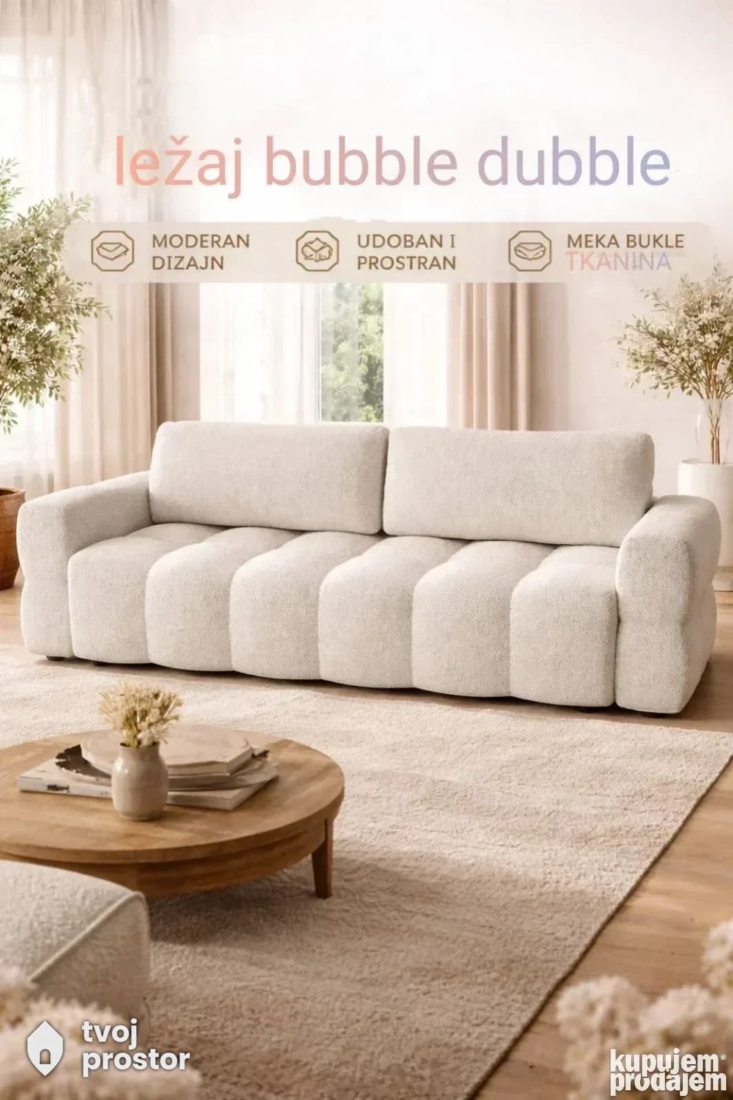Trosed na razvlacenje Bubble Dubble — garniture i sofe, Pantelic Stil, Novi Sad