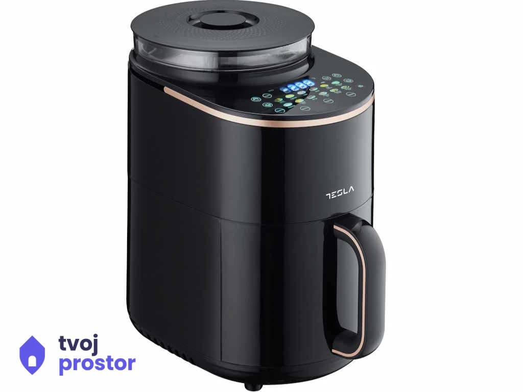 Air Fryer TESLA AF450BCS/3u1/1500W/4.5L/digital panel/crna — mali kućni aparati, MM Mobile Lapovo, Lapovo