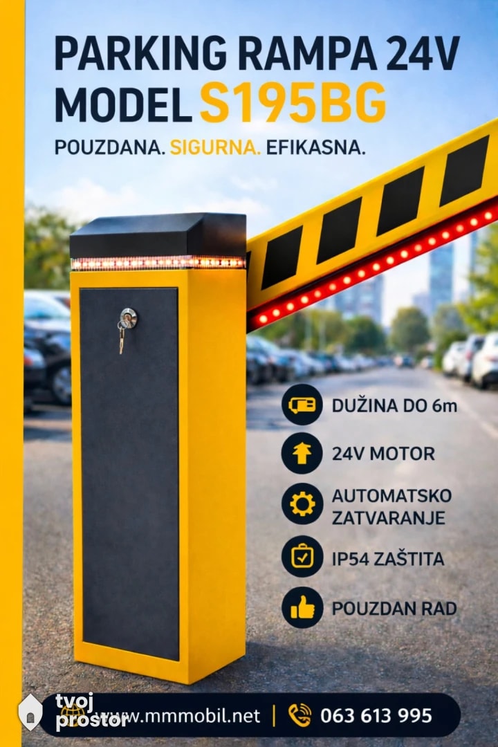 Automatska parking rampa S195BG do 6m — fotografija 3 od 4