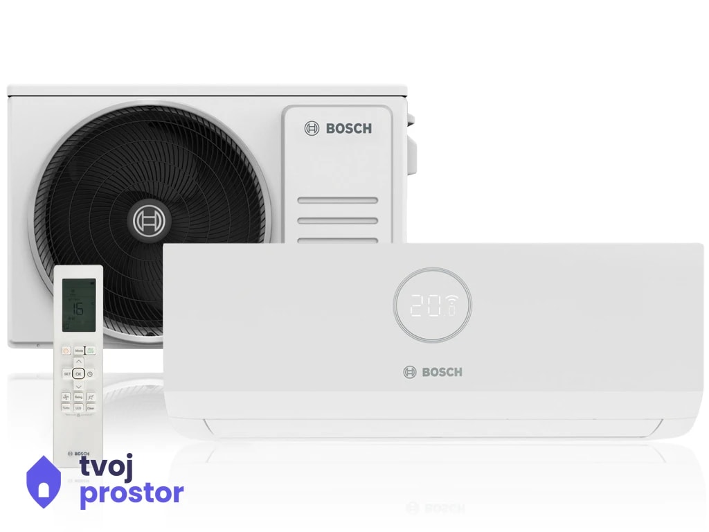 Klima BOSCH Climate 3000i BAC3I-2432IA/inverter/WiFi Ready/A++/A+/R32/24000BTU/bela — MM Mobile Lapovo, Lapovo