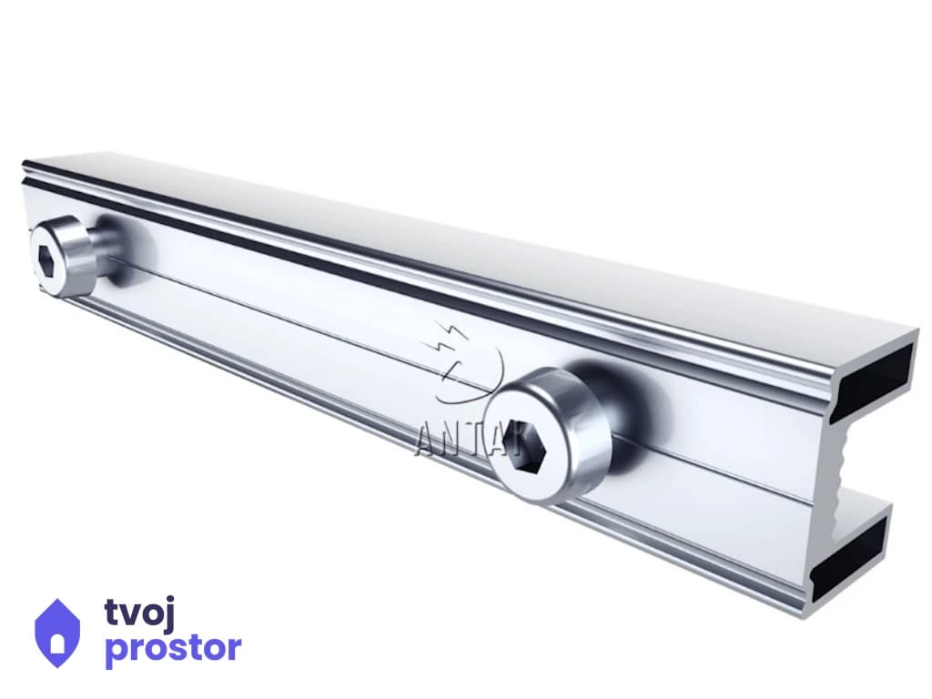Konstrukcije za SE ANTAI za trapezni lim H45, mini rail, 400mm, set za 6 panela, univerzalne klampe — MM Mobile Lapovo,