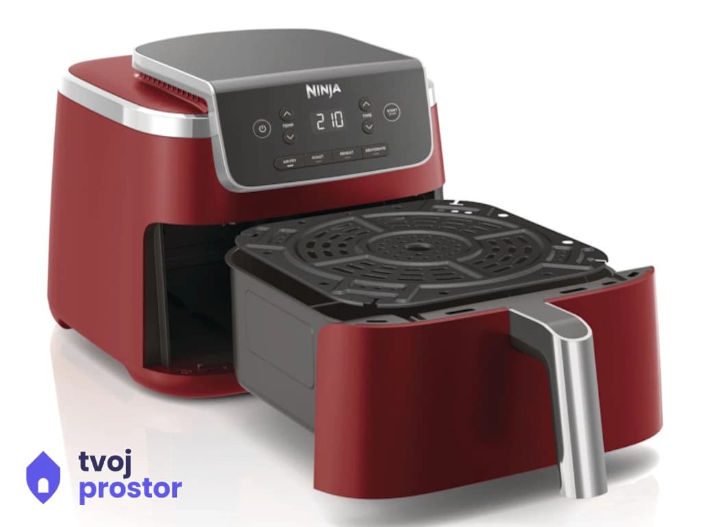 Air fryer NINJA AF140EUCM jedna korpa/2000W/4.7L/crvena — mali kućni aparati, MM Mobile Lapovo, Lapovo