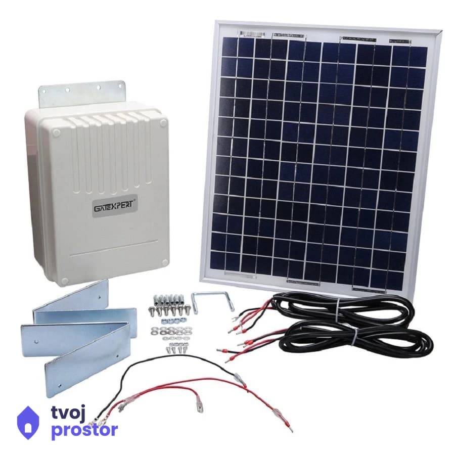 Solarni panel set sa baterijom 20W 12/24v — automatika za kapije, MM Mobile Lapovo, Lapovo