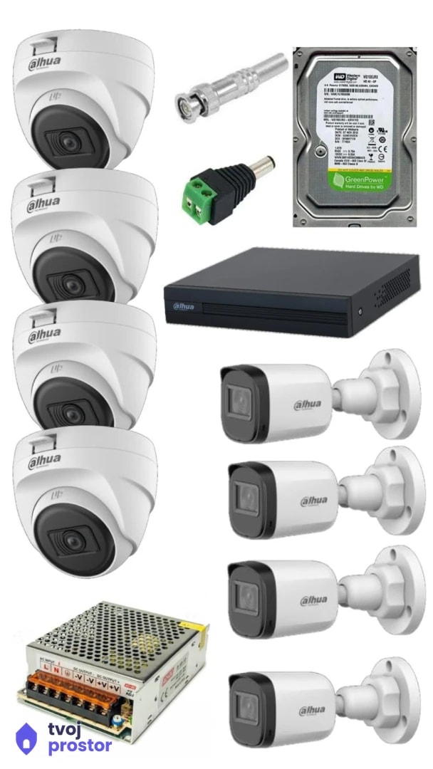 Dahua komplet video nadzora 2Mpx MM-4 — MM Mobile Lapovo, Lapovo