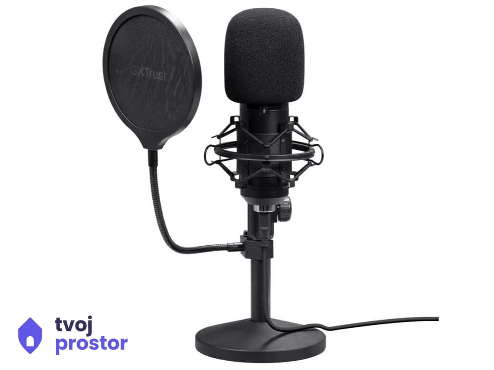 Mikrofon TRUST GXT269 EMITA II/crna — ozvučenje prostora, MM Mobile Lapovo, Lapovo