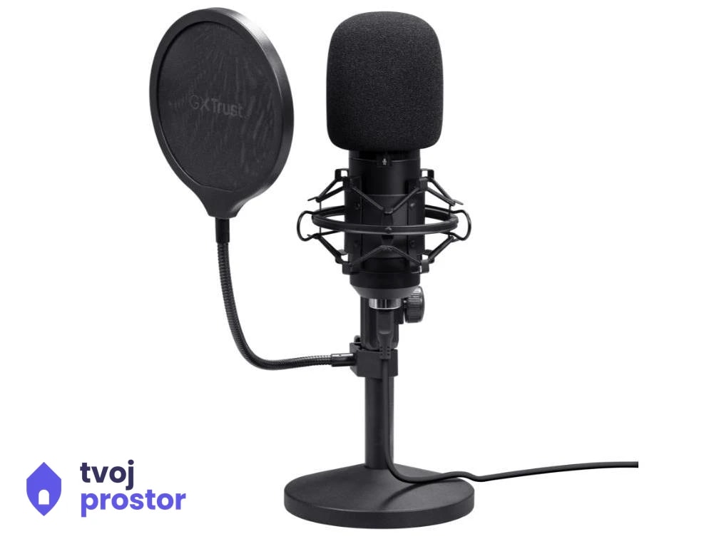 Mikrofon TRUST GXT269 EMITA II/crna — ozvučenje prostora, MM Mobile Lapovo, Lapovo