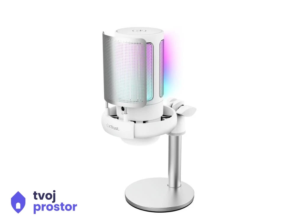 Mikrofon TRUST GXT238W AURON USB MICROPHONE WHT — ozvučenje prostora, MM Mobile Lapovo, Lapovo