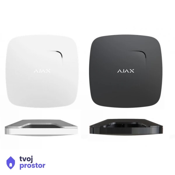 Ajax bežični detektor dima fireprotect plus WH / fireprotect plus BL — video nadzor i alarmi, MM Mobile Lapovo, Lapovo