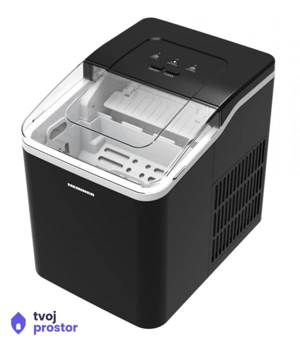 Ledomat HEINNER HIM-120BK 12kg/24h/1,5l/ Crni — frižideri i zamrzivači, MM Mobile Lapovo, Lapovo