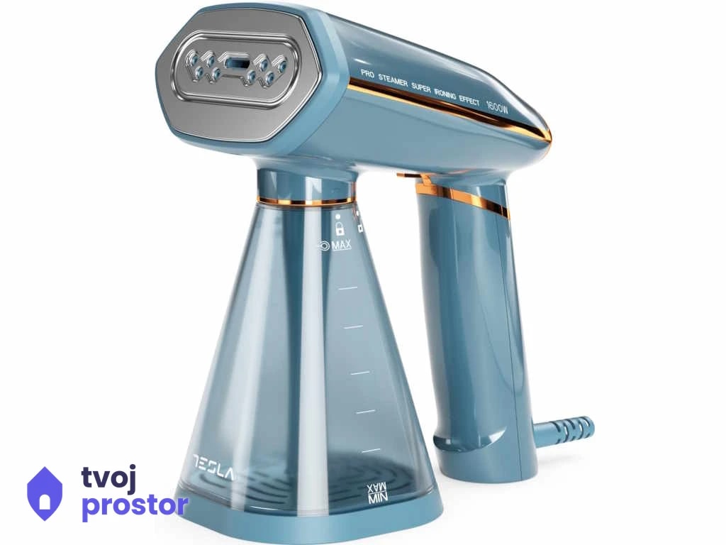 Pegla TESLA IR202VB vertikalno peglanje/1600W/0.35L/plava — mali kućni aparati, MM Mobile Lapovo, Lapovo