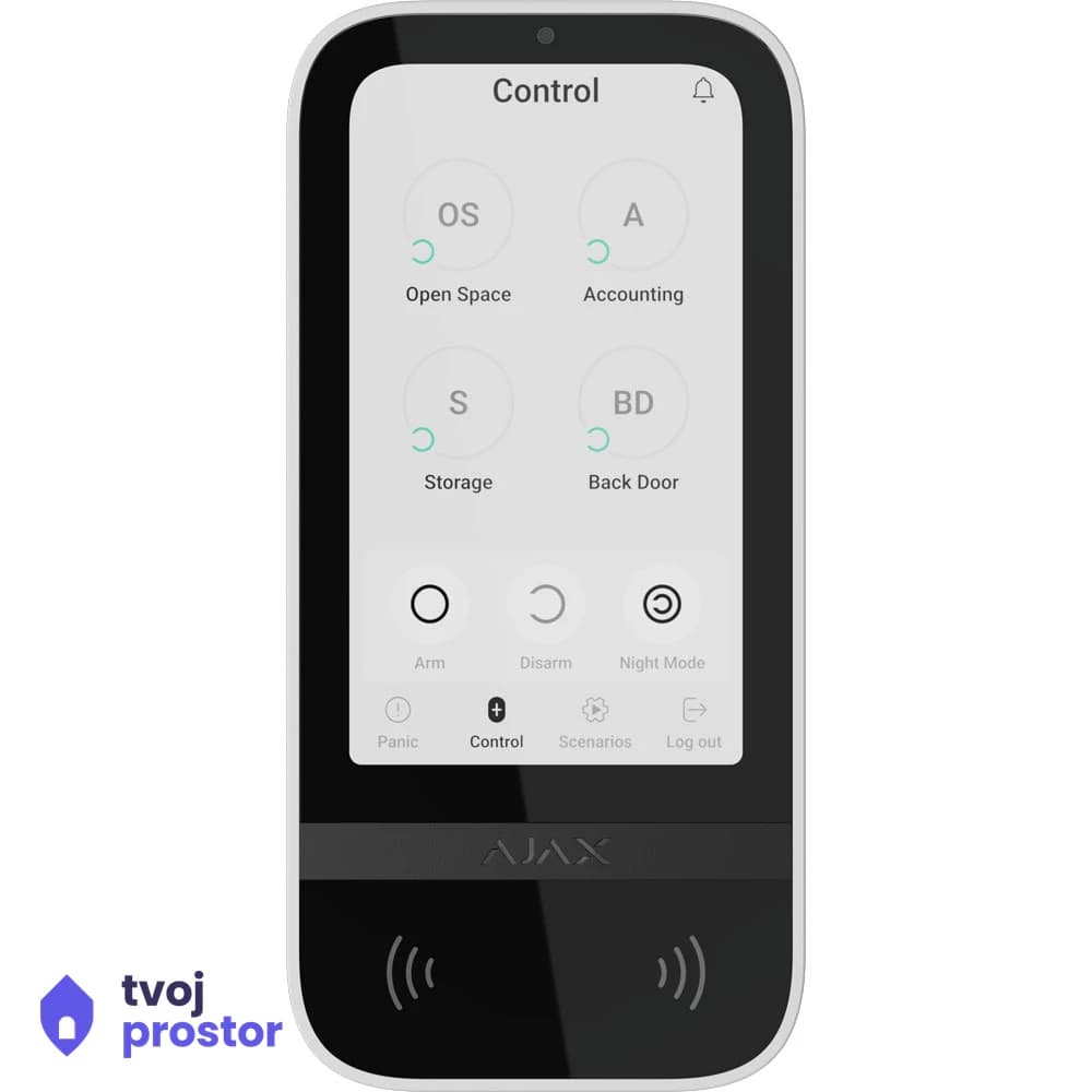 AJAX Keypad TouchScreen WH-BL — video nadzor i alarmi, MM Mobile Lapovo, Lapovo