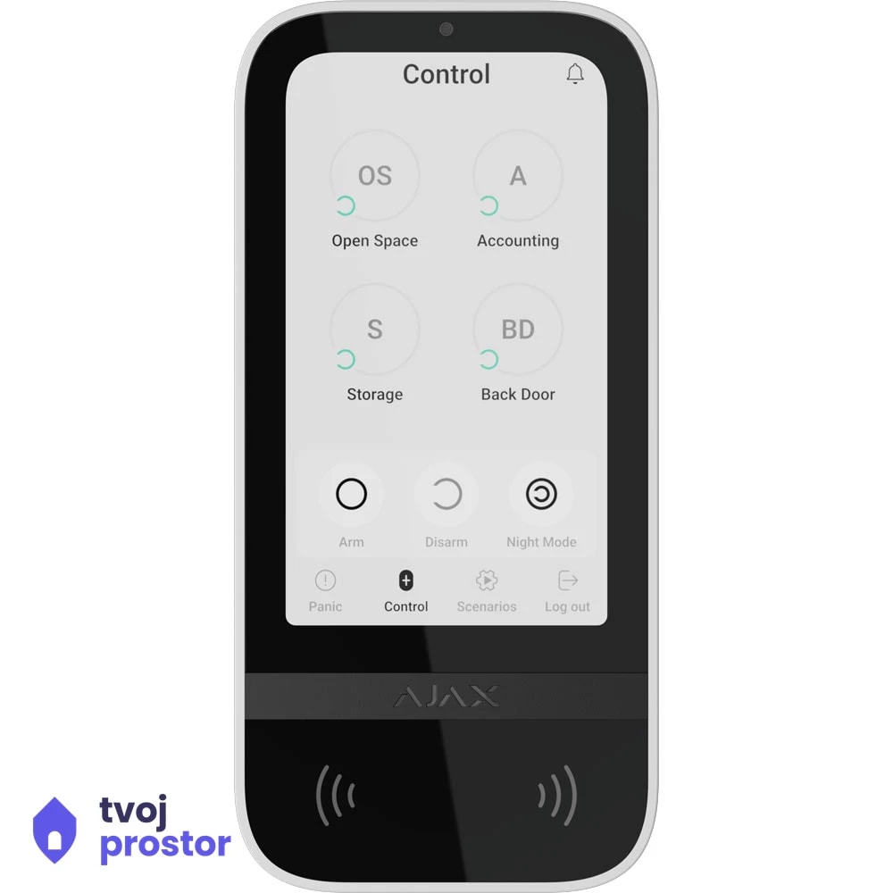 AJAX Keypad TouchScreen WH-BL — video nadzor i alarmi, MM Mobile Lapovo, Lapovo