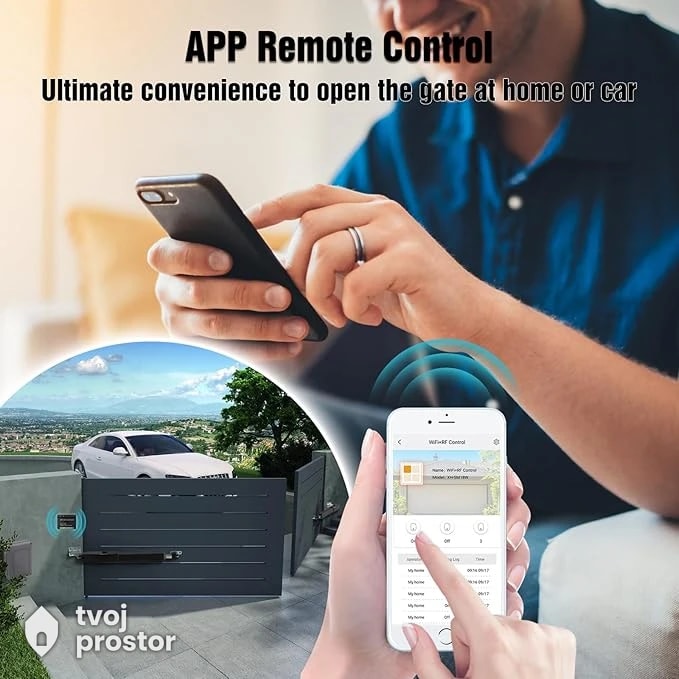 RF+WiFi modul prijemnik daljinskog upravljača za automatizaciju putem telefona — fotografija 2 od 4