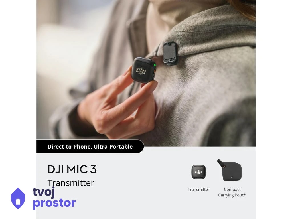 Transmiter DJI Mic 3 Transmitter — ozvučenje prostora, MM Mobile Lapovo, Lapovo