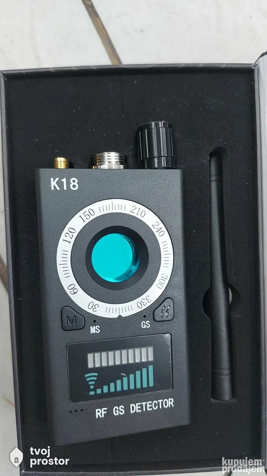 Detektor GPS, GSM signala prisluskivaca kamera K18 — video nadzor i alarmi, Mungosi, Beograd